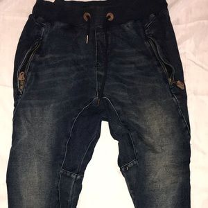 Levelz Blue Jeans Lightly Bleached Design Mens